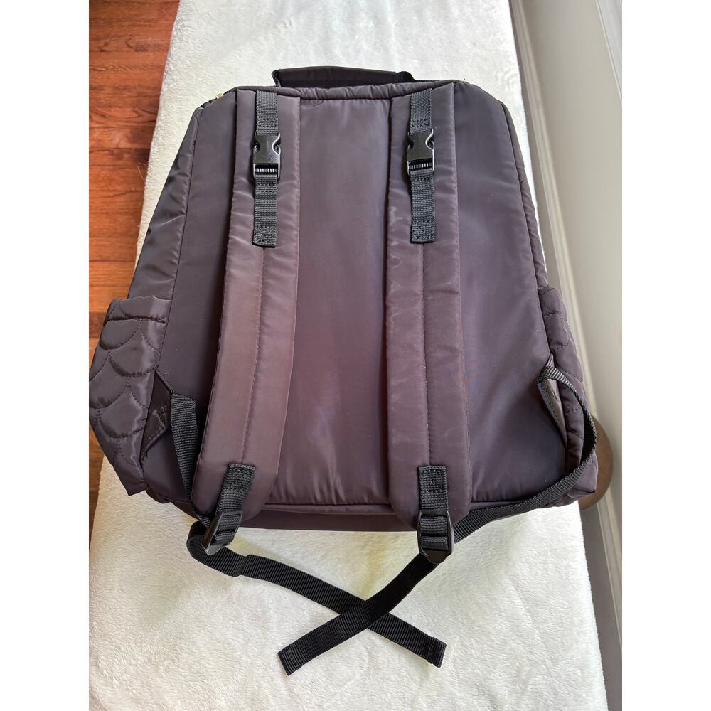 Carter's Ready To Go Diaper Backpack In Black Quilted Design - Picture 9 of 10